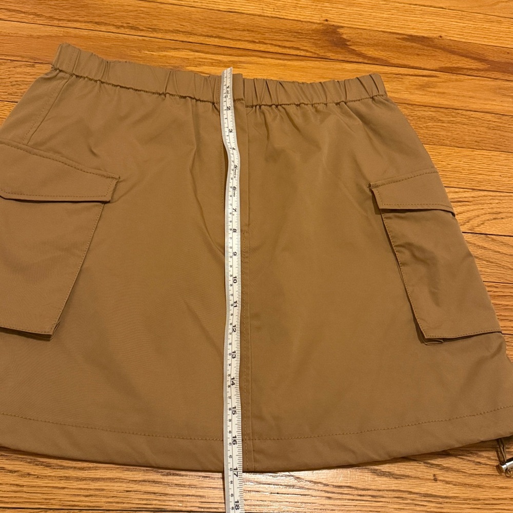 Babaton Aritzia Vessel Skirt Size 6 Tan Cargo Utility Mini new without tags - Picture 8 of 12
